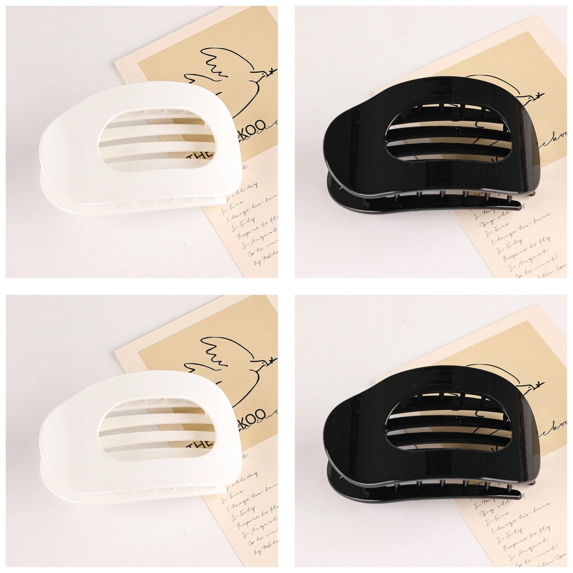 🔥Elegant solid color hair clip🌹 simple hairpin