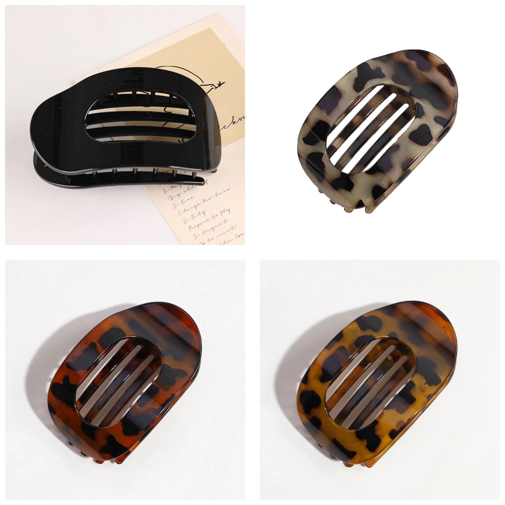 🔥Elegant solid color hair clip🌹 simple hairpin