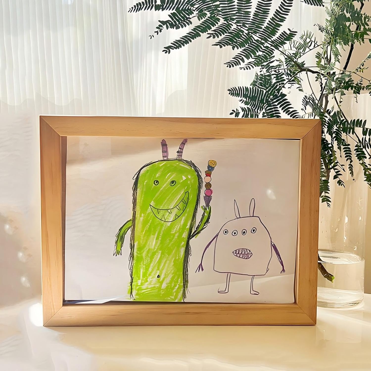 🔥This week's hot sale🔥Children's drawing magnetic absorption storage picture frame