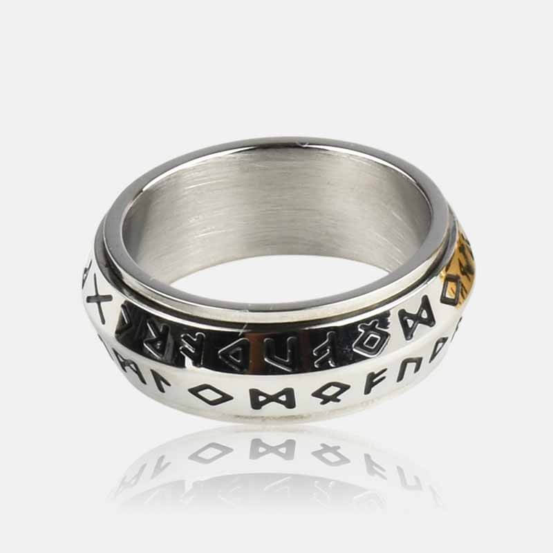 🔥This week's hot sale🔥Viking Rune Rotating Ring