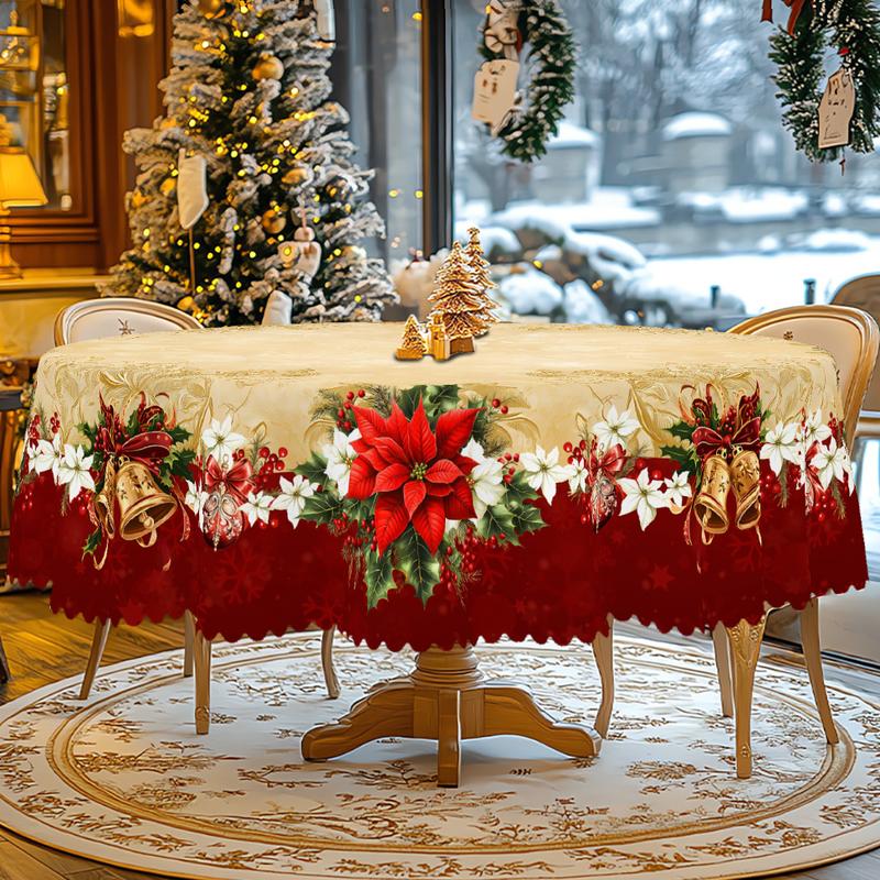 🔥This week's hot sale🔥Christmas Round Tablecloth