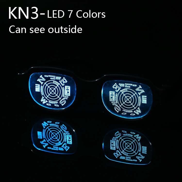 🔥This week's hot sale🔥 LED Luminous Glasses Light-Up Eyewear