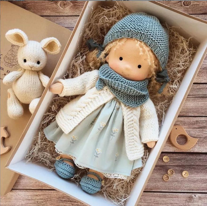🎁🎁Handmade Waldorf Doll👧The Best Gift for Kids | Buy 2 Free Shipping
