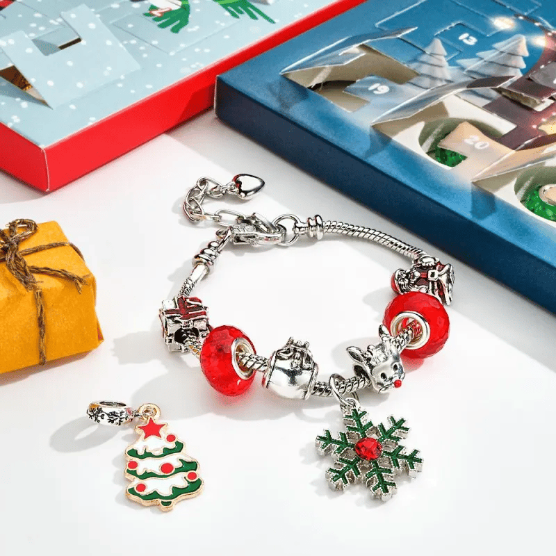 🔥This week's hot sale🔥diy christmas advent calendar bracelets set