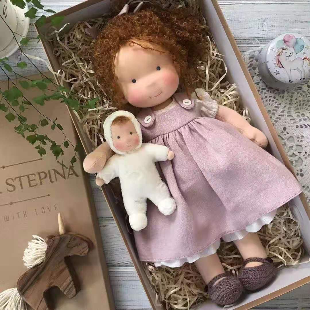 🎁🎁Handmade Waldorf Doll👧The Best Gift for Kids | Buy 2 Free Shipping