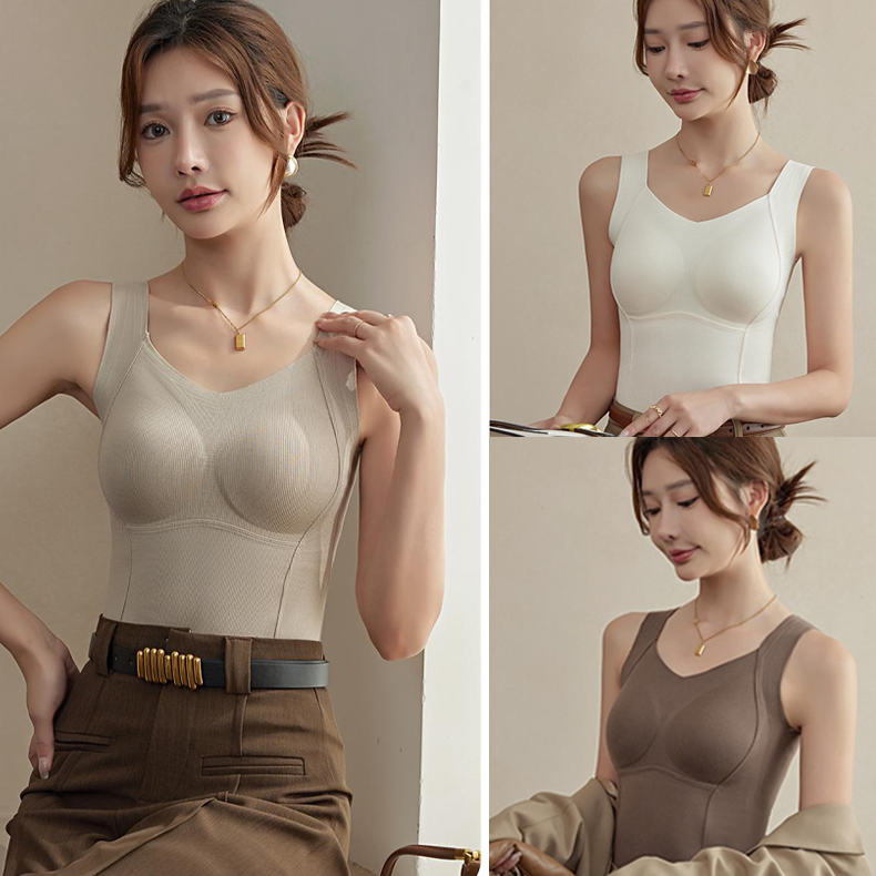 🔥This week's hot sale🔥Thermal vest with built-in bra