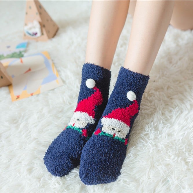 🔥This week's hot sale🔥Cute Christmas Style Thickened Warm Socks