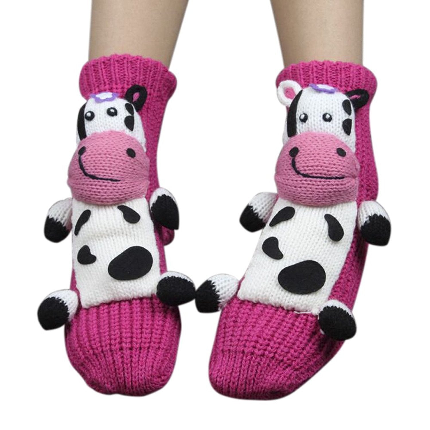 🔥This week's hot sale🔥3D cartoon animal winter warm home knitted sweater socks