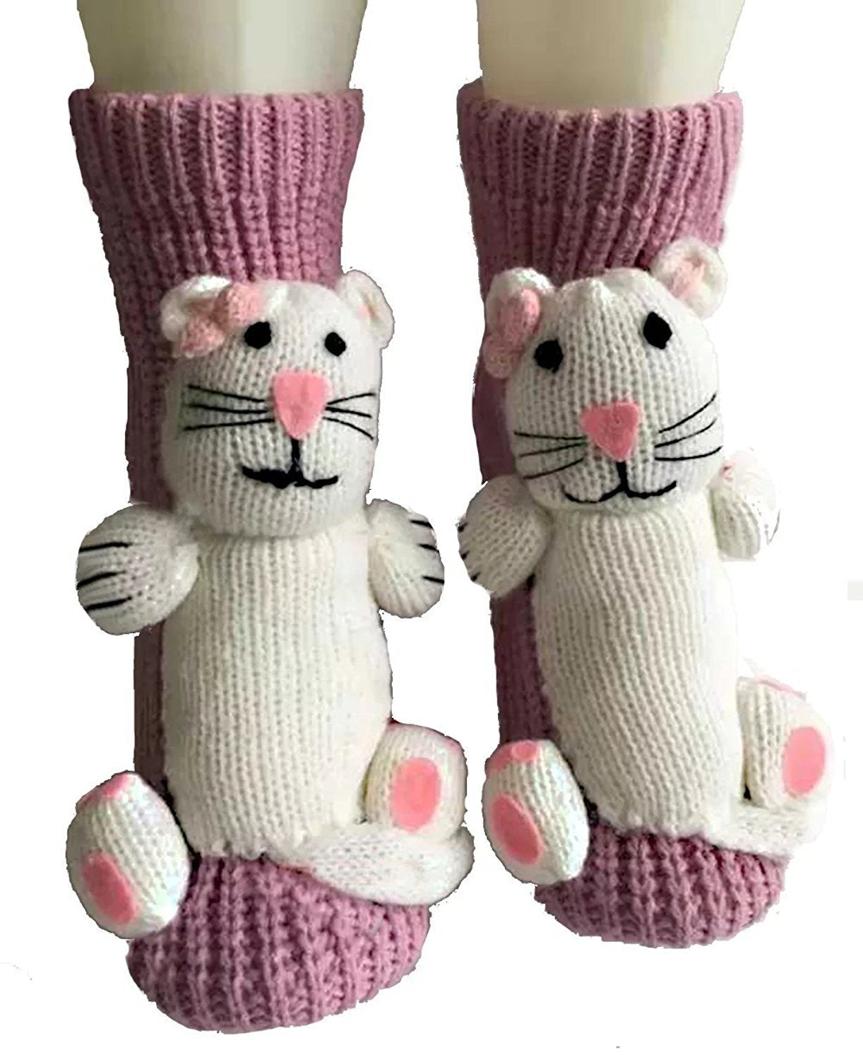 🔥This week's hot sale🔥3D cartoon animal winter warm home knitted sweater socks