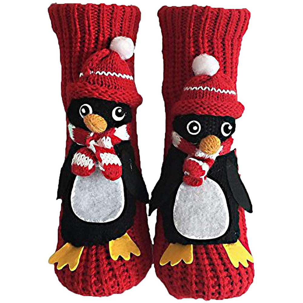 🔥This week's hot sale🔥3D cartoon animal winter warm home knitted sweater socks