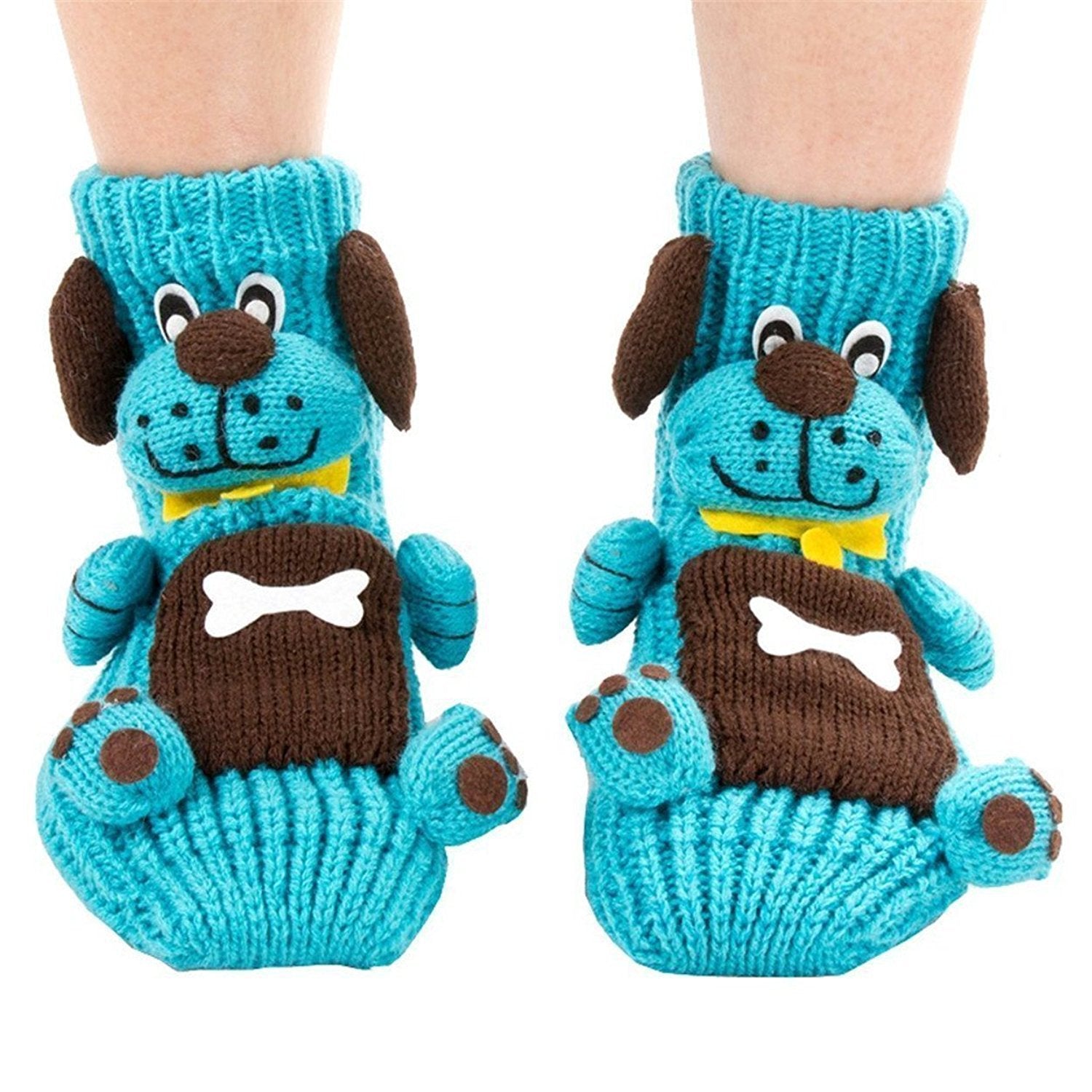 🔥This week's hot sale🔥3D cartoon animal winter warm home knitted sweater socks