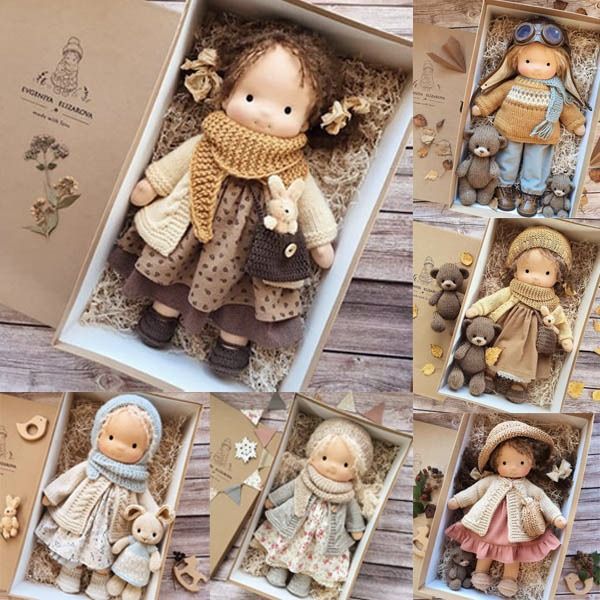 🎁🎁Handmade Waldorf Doll👧The Best Gift for Kids | Buy 2 Free Shipping