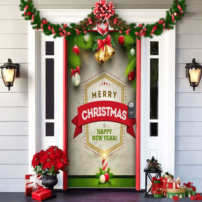 🔥This week's hot sale🔥 Christmas and Halloween front door decoration