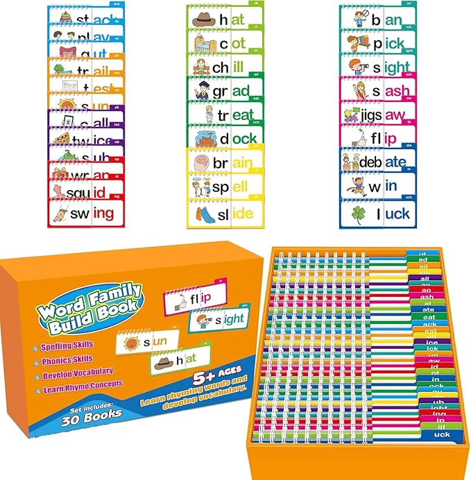 📖 30 Pages Read & Rhyme Flip Book for Kids Early Learning