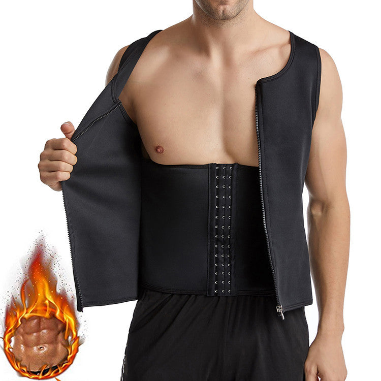 🔥This week's hot sale🔥men's waist-tightening zipper vests