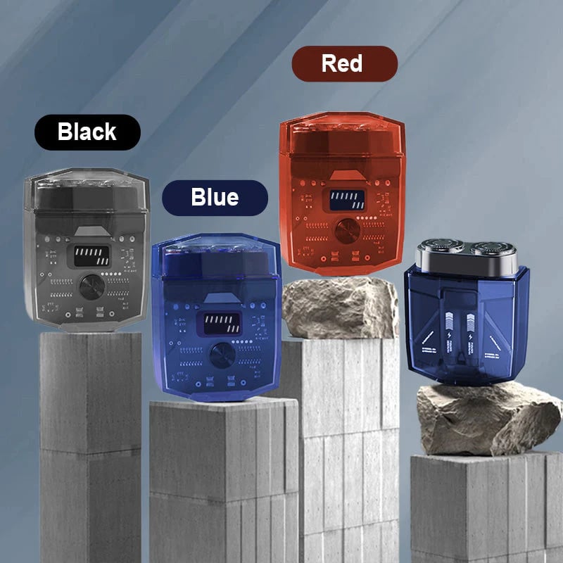 🔥This week's hot sale🔥Men's Transparent Double-Headed Electric Shaver