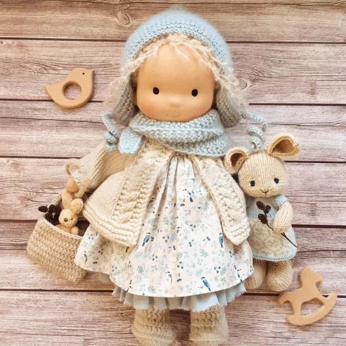 🎁🎁Handmade Waldorf Doll👧The Best Gift for Kids | Buy 2 Free Shipping