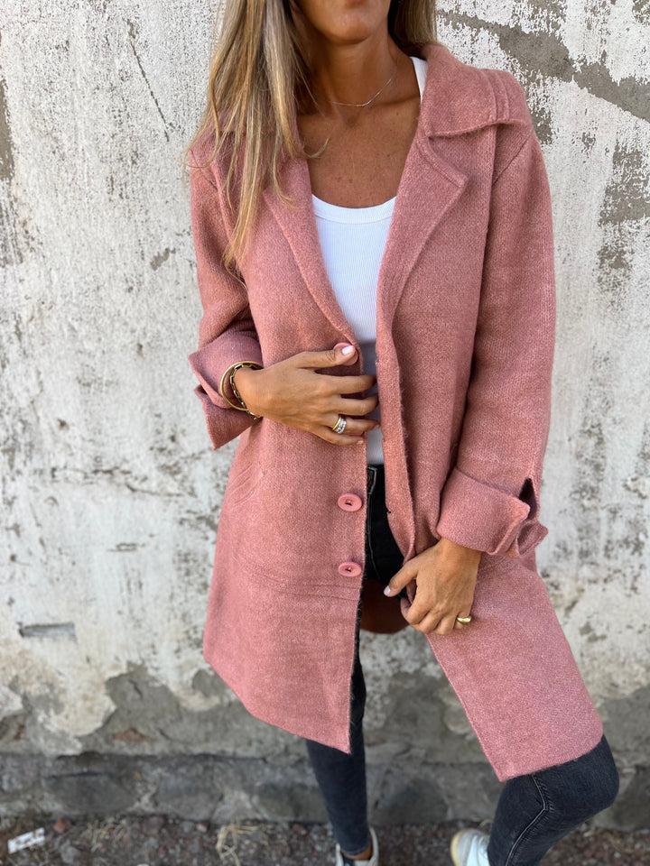 🔥This week's hot sale🔥Casual Lapel Wool Single Breasted Long Coat