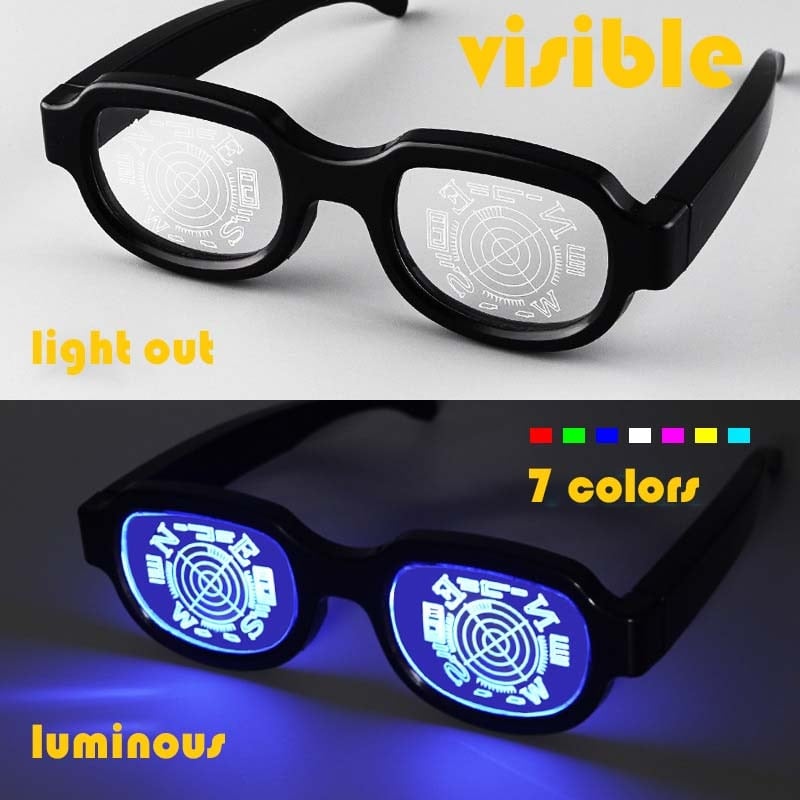 🔥This week's hot sale🔥 LED Luminous Glasses Light-Up Eyewear