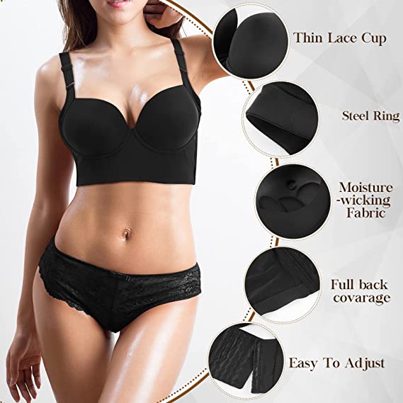 🔥This week's hot sale🔥plus size stylish deep cup bra size