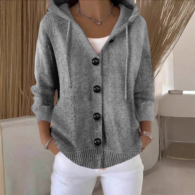 🔥This week's hot sale🔥Women’s Solid Color Long Sleeve Cardigan
