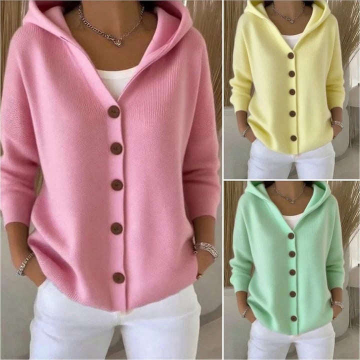 🔥This week's hot sale🔥Women's Hooded Casual Cardigan Sweater