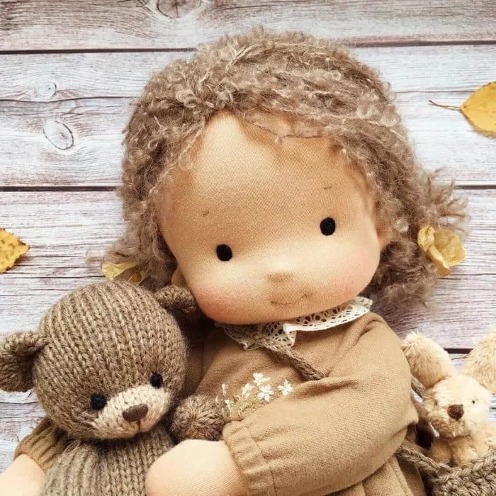 🎁🎁Handmade Waldorf Doll👧The Best Gift for Kids | Buy 2 Free Shipping