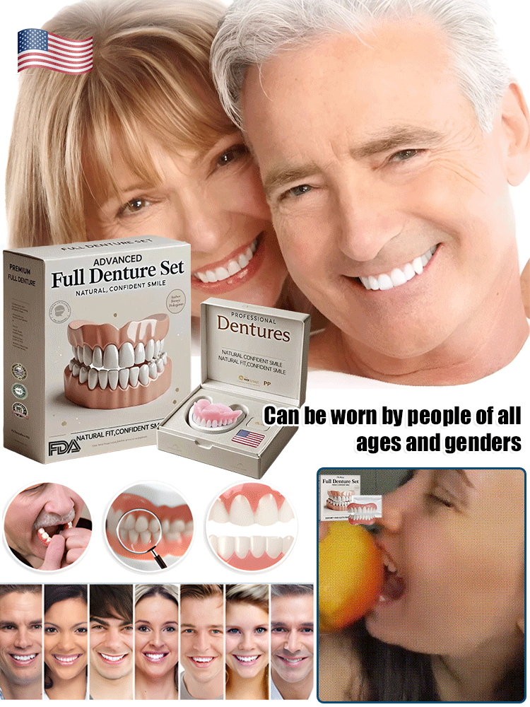🔥This week's hot sale🔥Full Denture Set