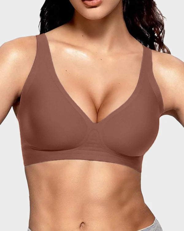 🔥This week's hot sale🔥Seamless Deep V Push-Up Wireless Bra