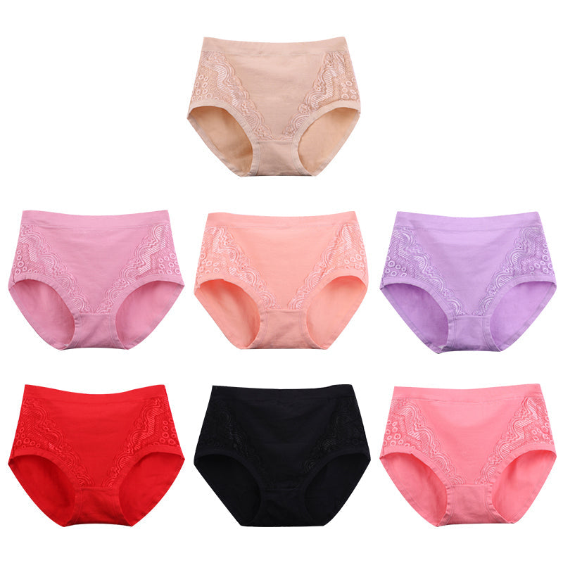 Plus Size High Waist Leak Proof Cotton Underwear