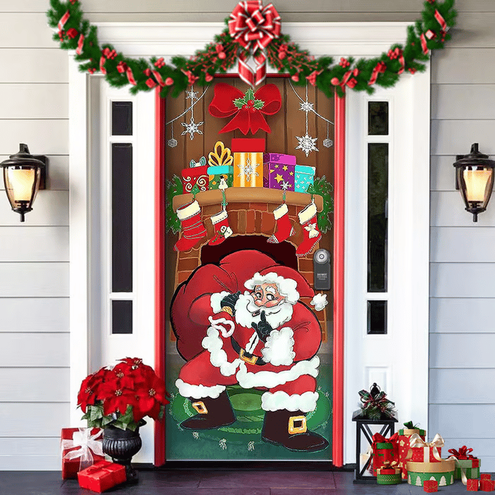 🔥This week's hot sale🔥 Christmas and Halloween front door decoration