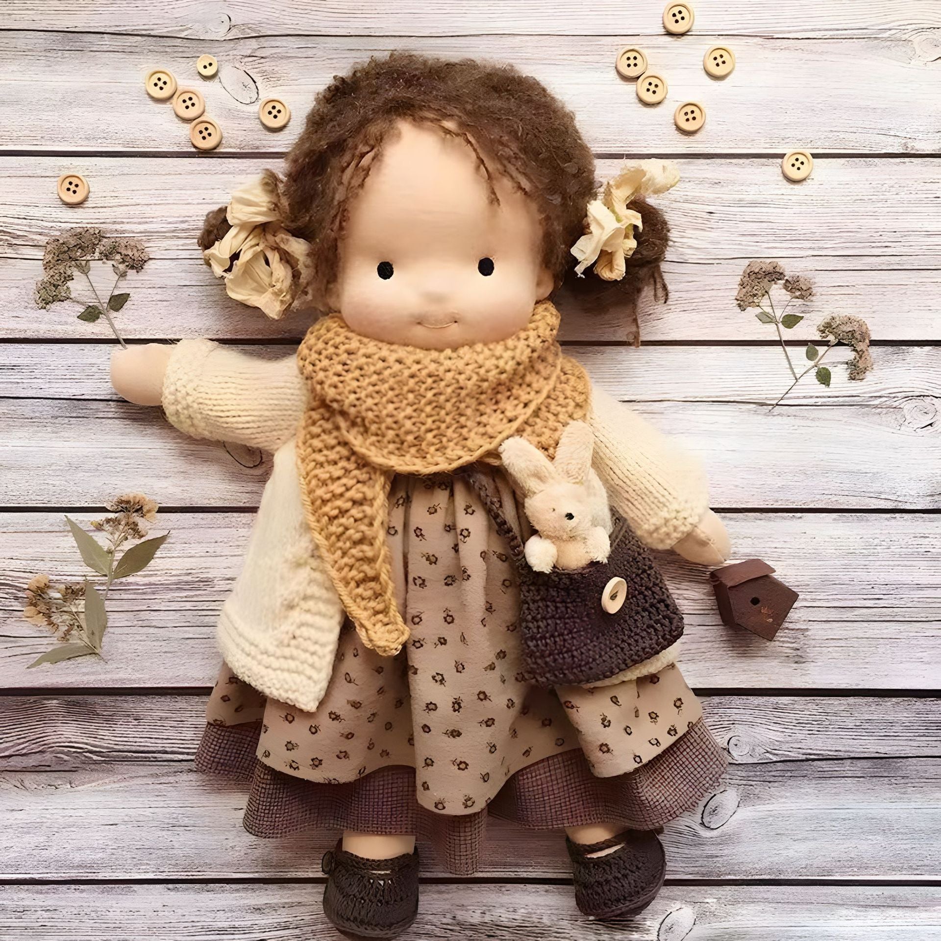🎁🎁Handmade Waldorf Doll👧The Best Gift for Kids | Buy 2 Free Shipping
