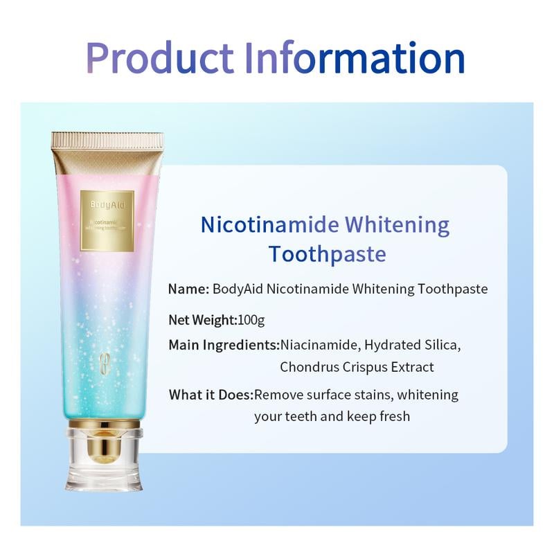🔥This week's hot sale🔥Niacinamide Whitening Dual-Color Toothpaste