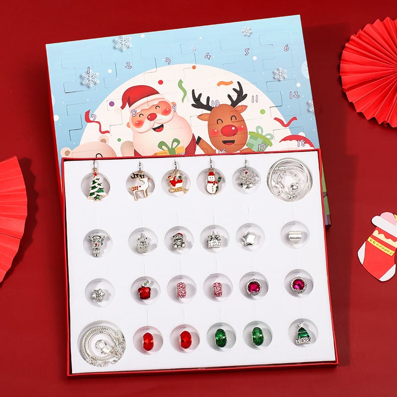 🔥This week's hot sale🔥diy christmas advent calendar bracelets set