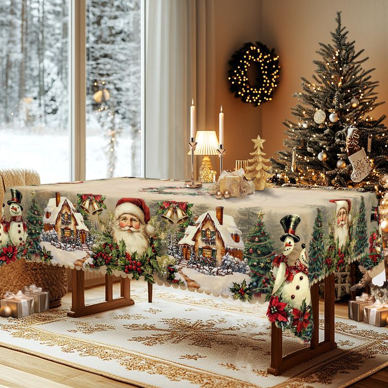 🔥This week's hot sale🔥Christmas Round Tablecloth