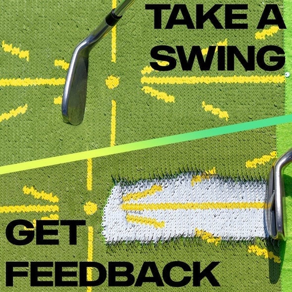 🔥This week's hot sale🔥Golf Training Mat for Swing Detection Batting