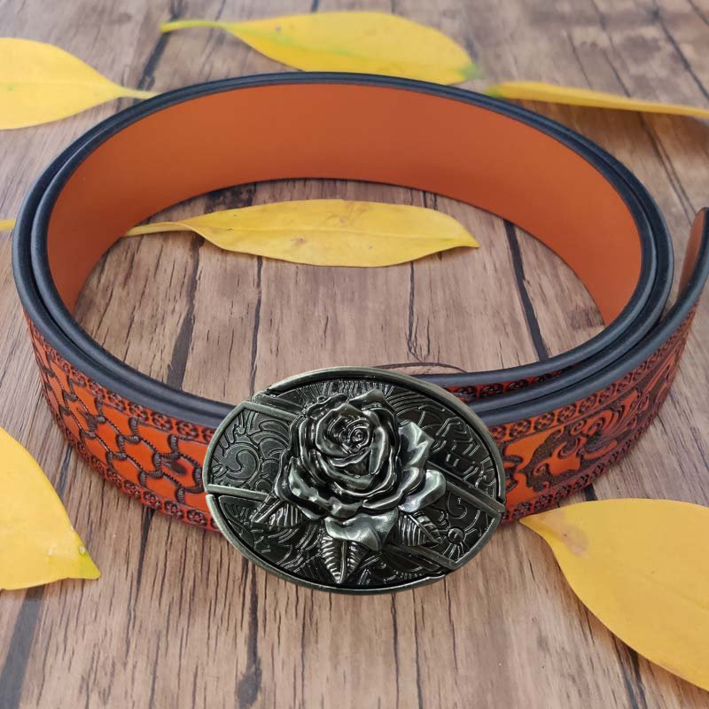 ⚡Flash Sale Ending⚡50% Off Punk Style Leather Belt with Hidden Tool