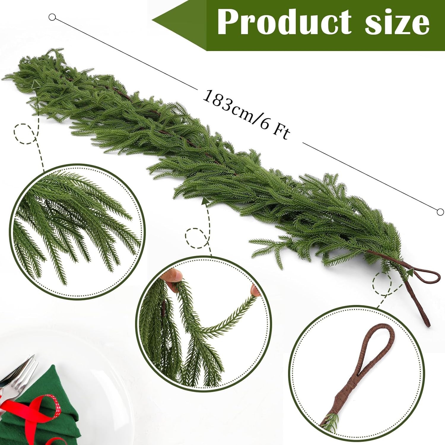 🔥This week's hot sale🔥Deluxe Norfolk Pine Garland
