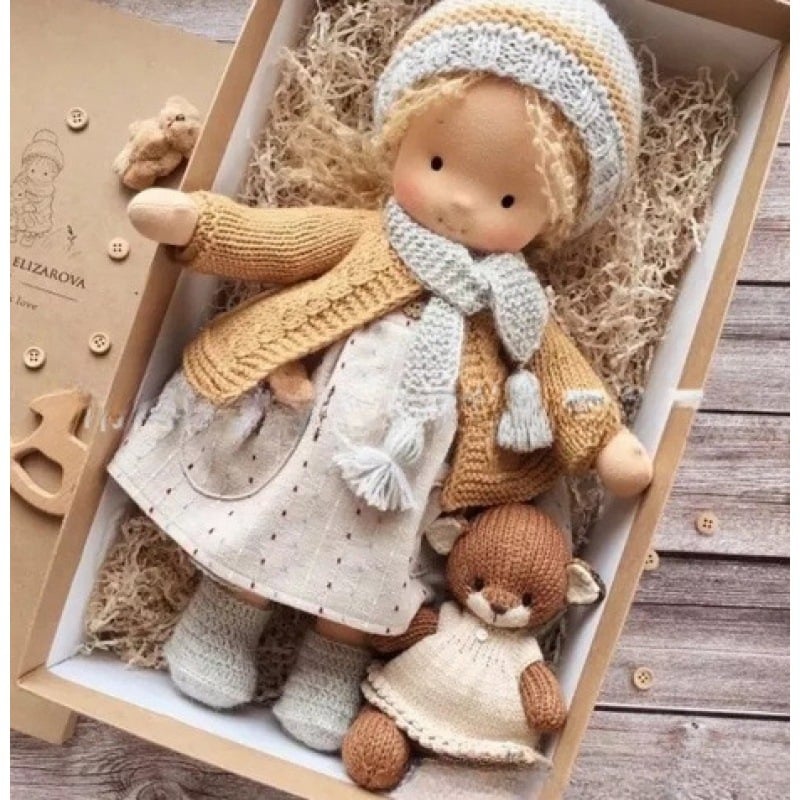 🎁🎁Handmade Waldorf Doll👧The Best Gift for Kids | Buy 2 Free Shipping