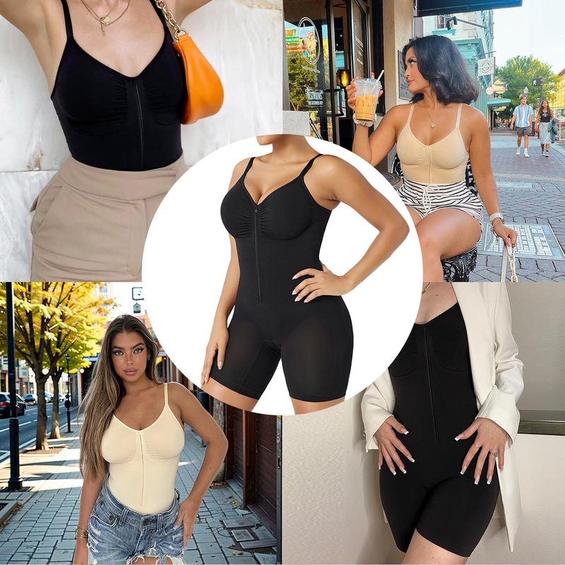 🔥This week's hot sale🔥Women's Tummy Control Zip Bodysuit