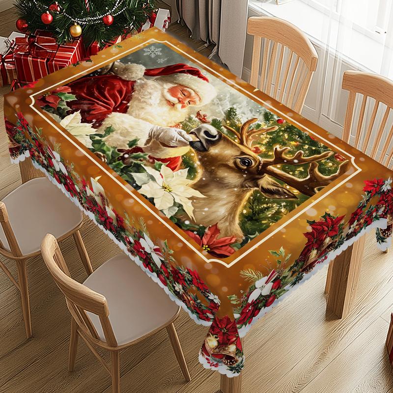 🔥This week's hot sale🔥Christmas Round Tablecloth