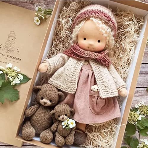 🎁🎁Handmade Waldorf Doll👧The Best Gift for Kids | Buy 2 Free Shipping