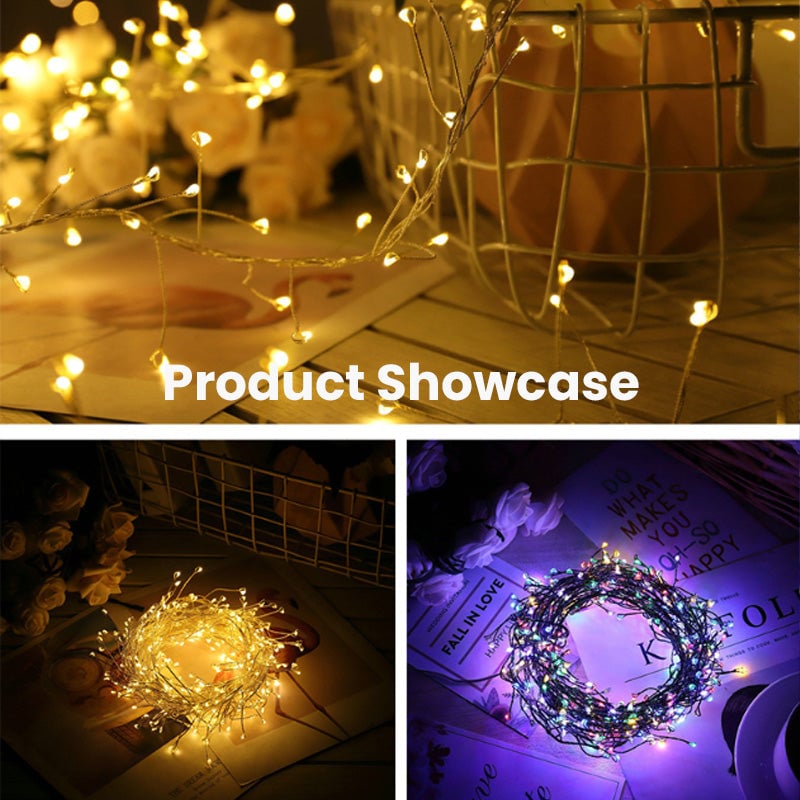 🔥This week's hot sale🔥LED USB Firecracker Flashing Lights with Remote Control