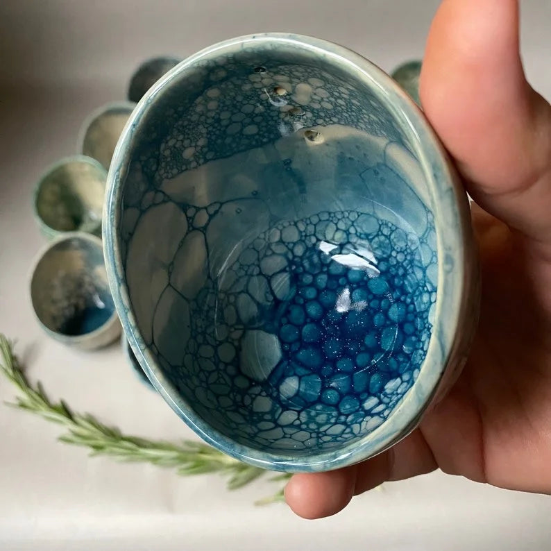 Pottery Herb Stripper, Kitchen Herb Leaf Stripping Tool