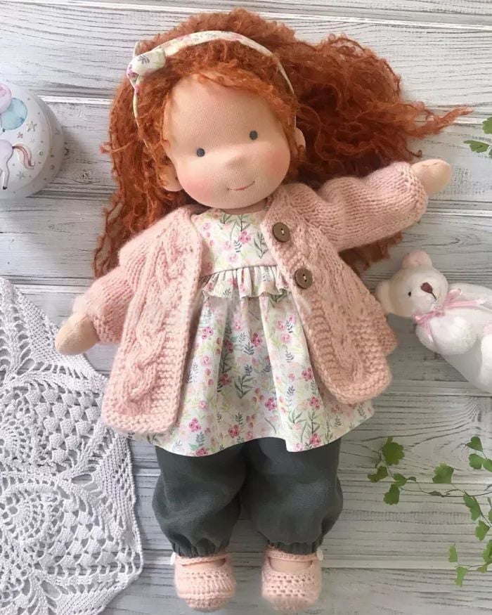 🎁🎁Handmade Waldorf Doll👧The Best Gift for Kids | Buy 2 Free Shipping