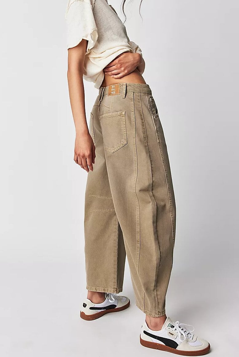 🔥This week's hot sale🔥 casual and trendy mid rise tube jeans