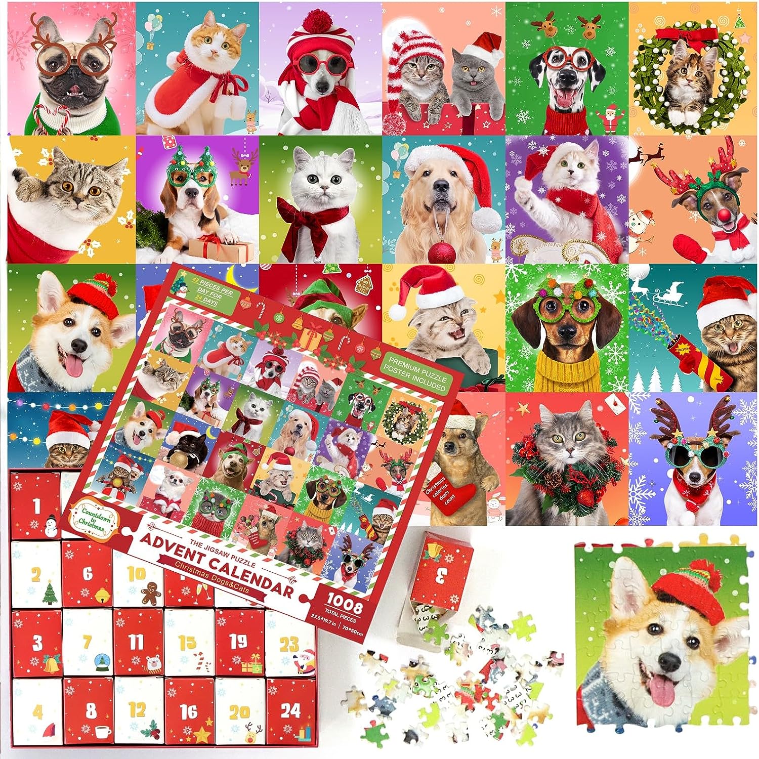 🔥This week's hot sale🔥 Christmas Advent Calendar Puzzle