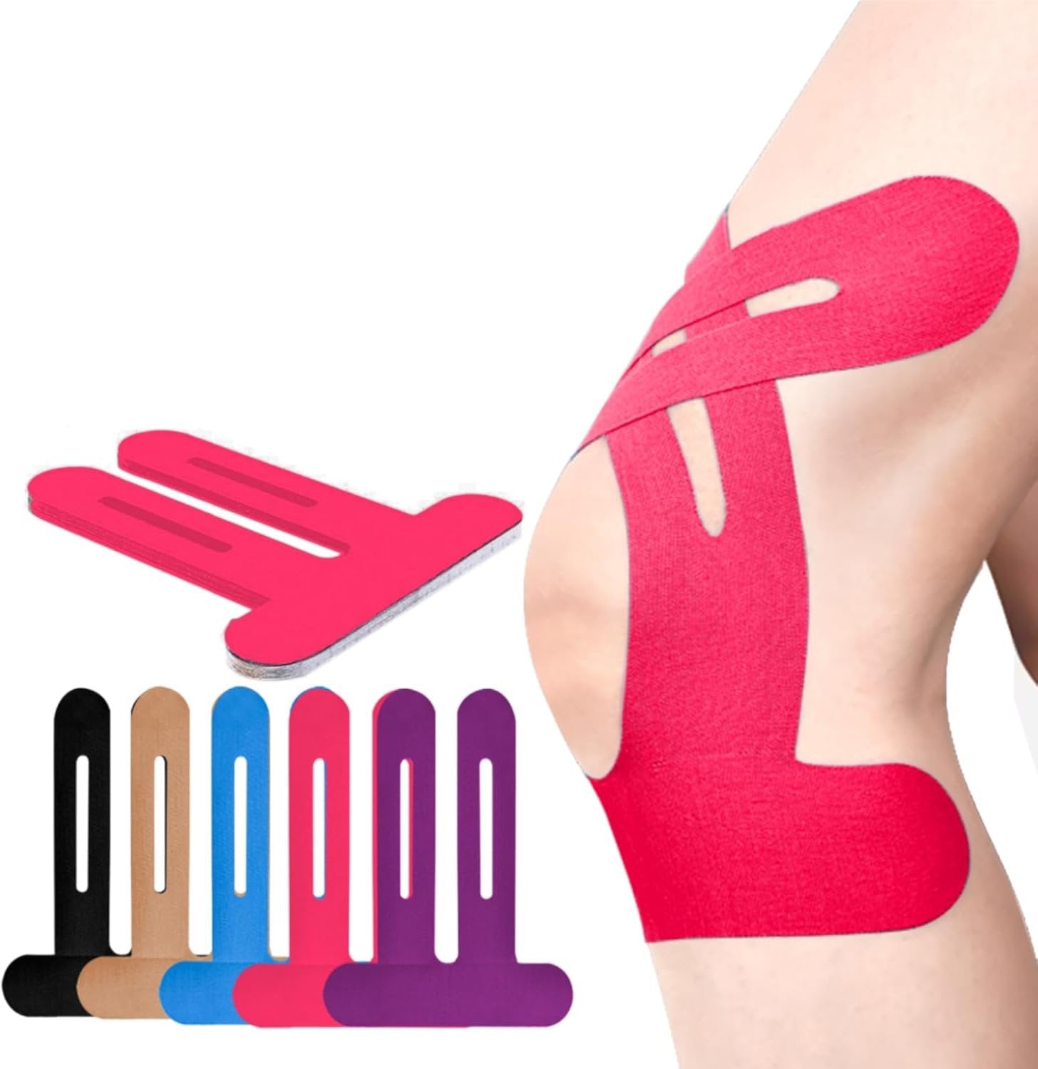 10/20Pcs Breathable Precut Kinesiology Tape for Knees