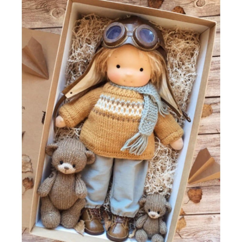 🎁🎁Handmade Waldorf Doll👧The Best Gift for Kids | Buy 2 Free Shipping