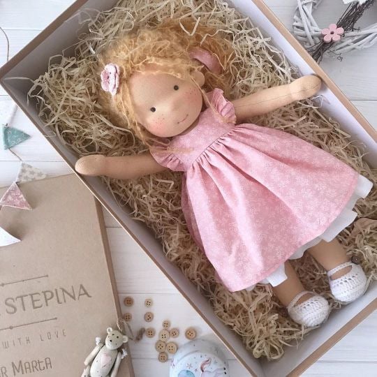 🎁🎁Handmade Waldorf Doll👧The Best Gift for Kids | Buy 2 Free Shipping